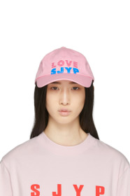 SJYP - Pink 'Love' Logo Cap