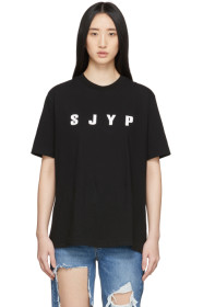 SJYP - Black Logo T-Shirt