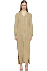 Lemaire - Beige Cardigan Dress
