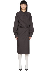 Lemaire - Grey New Twisted Dress