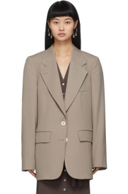 Lemaire - Taupe Wool Blazer