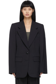 Lemaire - Black Wool Blazer