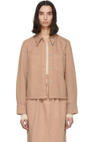 Lemaire - SSENSE Exclusive Pink Denim Boxy Jacket