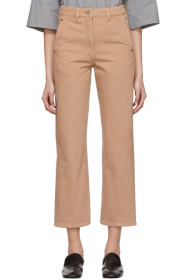Lemaire - SSENSE Exclusive Pink Twisted Jeans