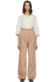 Lemaire - SSENSE Exclusive Pink Baggy Jeans