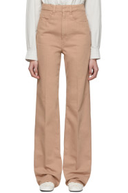 Lemaire - Jean à jambe droite rose exclusif à SSENSE