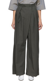 Lemaire - Grey Asymmetrical Trousers