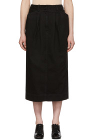 Lemaire - Black Denim Baggy Skirt
