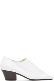 Lemaire - White Heeled Derbys