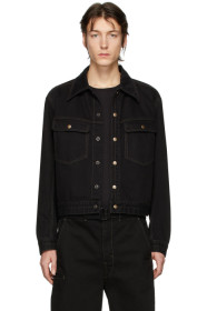 Lemaire - Black Denim Trucker Jacket