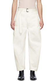 Lemaire - Off-White Twisted Trousers