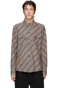 Lemaire - Grey Check Wester Shirt
