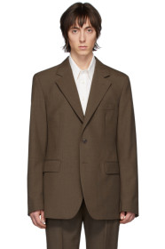 Lemaire - Brown Wool Blazer