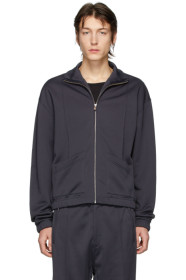 Lemaire - Grey Fleece Zipped Sweatshirt