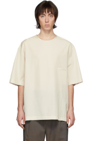 Lemaire - Off-White Half-Sleeve T-Shirt