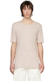 Lemaire - Pink Rib Knit T-Shirt