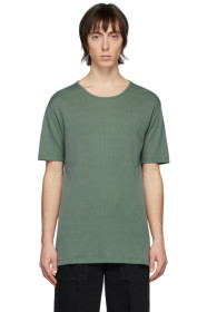 Lemaire - Green Rib Knit T-Shirt