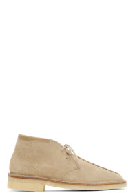 Lemaire - Taupe Suede Desert Boots