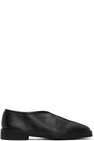 Lemaire - SSENSE Exclusive Black Leather Loafer