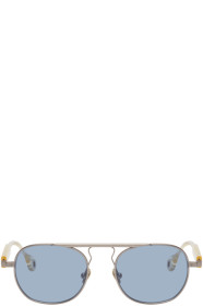 Études - Silver & Transparent Candidate Sunglasses