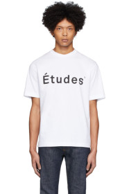Études - 白色 Wonder 徽标 T 恤