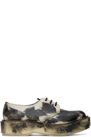 Études - Off-White & Black Adieu Edition Type 142 Paint Derbys