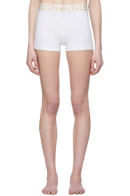 Versace Underwear - White Medusa Boy Shorts