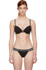 Versace Underwear - Black Medusa Push-Up Bra