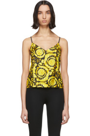 Versace Underwear - Multicolor Silk Baroque Tank Top
