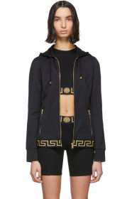 Versace Underwear - Black Greek Key Hoodie