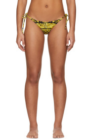 Versace Underwear - Multicolor Barocco String Bikini Bottom