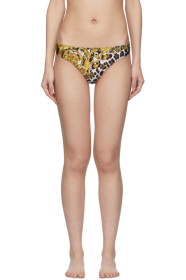 Versace Underwear - Multicolor Baroque Animal Bikini Bottom