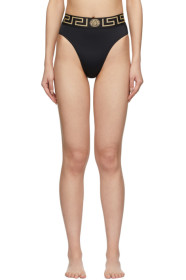 Versace Underwear - 黑色 Medusa 比基尼下装