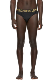Versace Underwear - Black Greek Key Swim Briefs