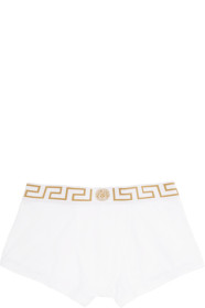 Versace Underwear - White Medusa Low-Rise Boxer Briefs