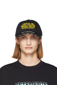 VETEMENTS - Black STAR WARS Edition Logo Cap
