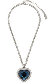VETEMENTS - Silver & Blue Titanic Necklace