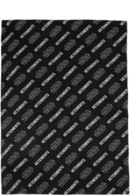 VETEMENTS - Black & White STAR WARS Edition All Over Logo Scarf