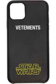 VETEMENTS - Black STAR WARS Edition Logo iPhone 11 Pro Max Case