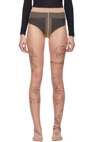 VETEMENTS - Wolford Edition ベージュ タトゥー タイツ