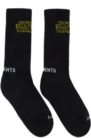 VETEMENTS - STAR WARS Edition ブラック ロゴ ソックス
