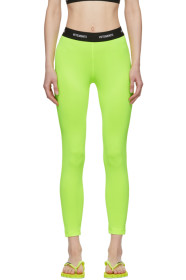 VETEMENTS - Legging en jersey jaune