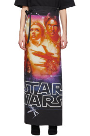 VETEMENTS - Jupe réversible noire Movie Poster édition STAR WARS
