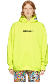 VETEMENTS - Yellow Logo Hoodie
