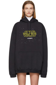 VETEMENTS - Black STAR WARS Edition Episodes Hoodie
