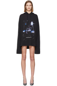 VETEMENTS - Pull à capuche noir 'Dark Side' édition STAR WARS