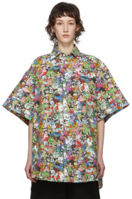 VETEMENTS - 多色 Vetemonster 短袖衬衫