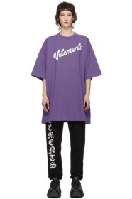 VETEMENTS - 紫色 Milk T 恤