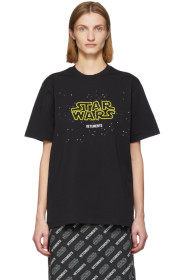 VETEMENTS - 黑色 Star Wars 系列 Episodes T 恤