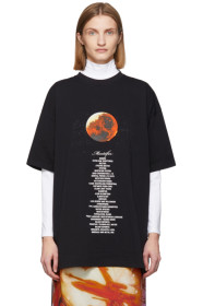 VETEMENTS - 黑色 Star Wars 系列 Mustafar Episode III T 恤